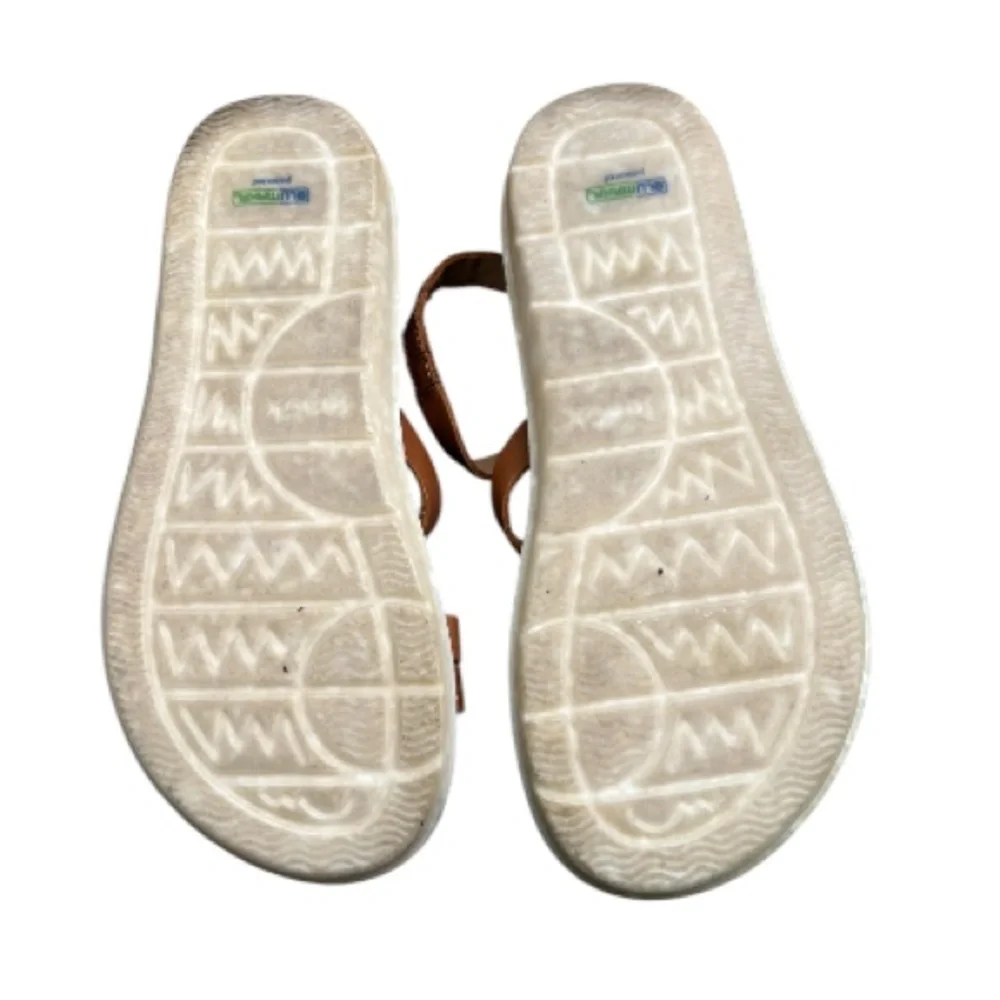 Women’s Sanuk Vazon Sustainasole strappy tan sandals size 6 - Picture 4 of 5